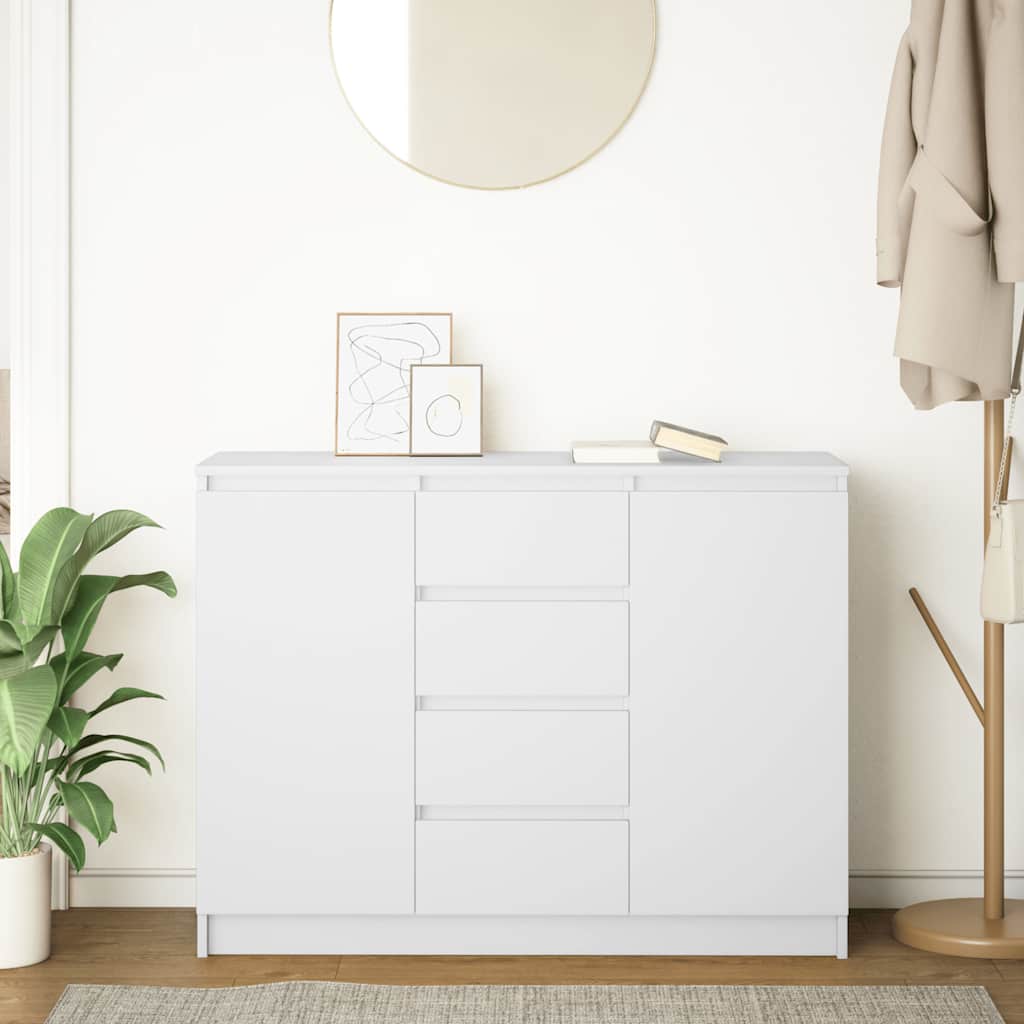 Aparador HKH en derivados de madera 100,5 x 35 x 76 cm - Blanco
