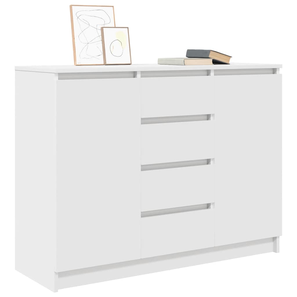 HKH Aparador em derivados de Madeira 100,5 X 35 X 76 Cm - Branco