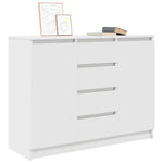 HKH Aparador em derivados de Madeira 100,5 X 35 X 76 Cm - Branco