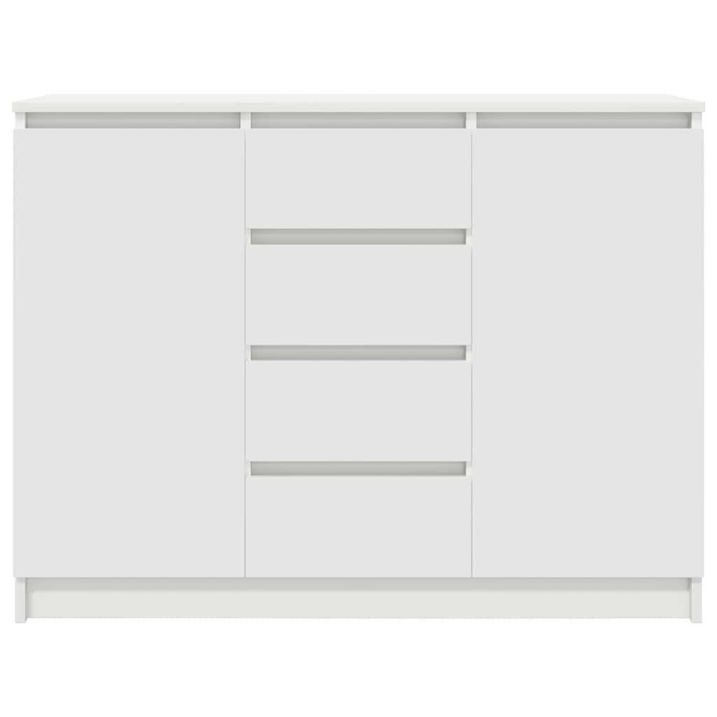 HKH Aparador em derivados de Madeira 100,5 X 35 X 76 Cm - Branco