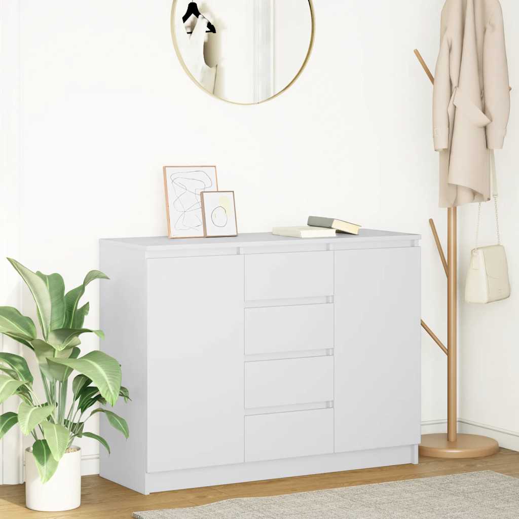 Aparador HKH en derivados de madera 100,5 x 35 x 76 cm - Blanco