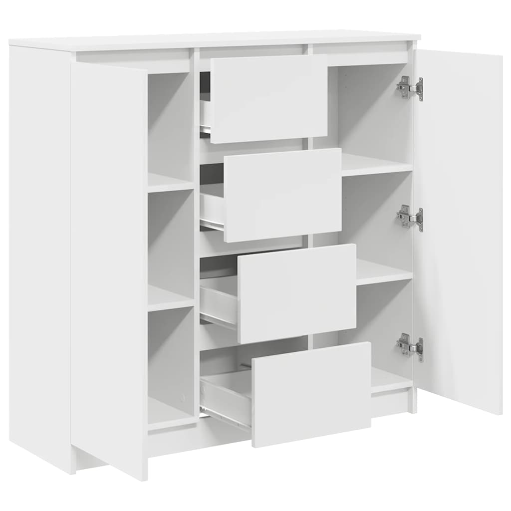 HKH Aparador em derivados de Madeira 100,5 X 35 X 98,5 Cm - Branco