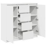 HKH Aparador em derivados de Madeira 100,5 X 35 X 98,5 Cm - Branco