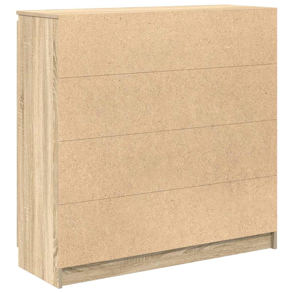 HKH Aparador em derivados de Madeira 100,5 X 35 X 98,5 Cm - Carvalho Sonoma