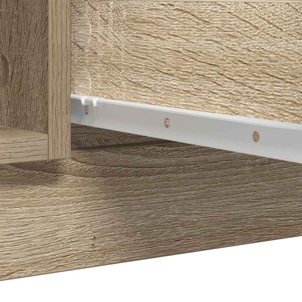 HKH Aparador em derivados de Madeira 100,5 X 35 X 98,5 Cm - Carvalho Sonoma