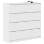 HKH Aparador em derivados de Madeira 100 X 35 X 99 Cm - Branco