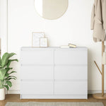 HKH Aparador em derivados de Madeira 100 X 35 X 76 Cm - Branco