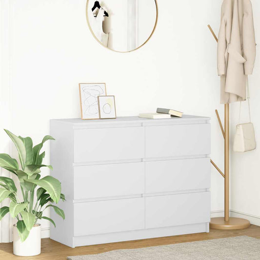 HKH Aparador em derivados de Madeira 100 X 35 X 76 Cm - Branco