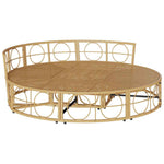 HKH Cama Lounge De Exterior Sem Toldo Vime Pe - Marrom