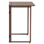 HKH Mesa de Jardim Dobrável 90x51x75 Cm Vime Pe Castanho - Marrom