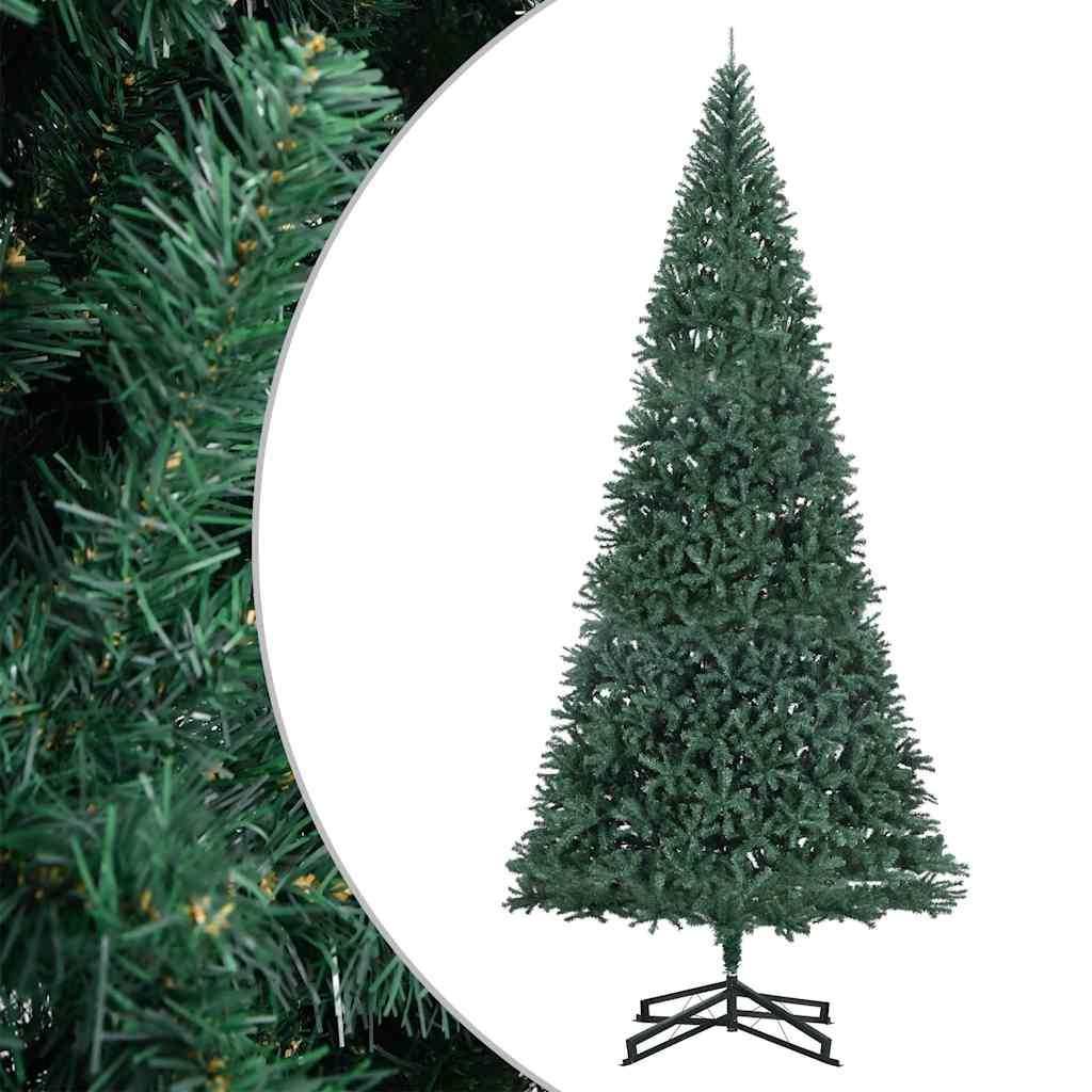 HKH Árvore de Natal Artificial com Suporte Verde em PVC