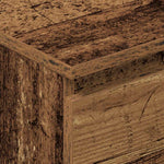 HKH Aparador em derivados de Madeira com 4 Gavetas 60 X 35 X 98,5 Cm - Madeira Velha