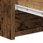 HKH Aparador em derivados de Madeira com 4 Gavetas 60 X 35 X 98,5 Cm - Madeira Velha