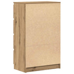 Aparador HKH de madera reconstituida con 4 cajones de 60 x 35 x 98,5 cm - Roble artesanal