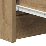 Aparador HKH de madera reconstituida con 4 cajones de 60 x 35 x 98,5 cm - Roble artesanal