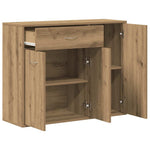 Aparador HKH en aglomerado de madera 88 x 30 x 70 cm - Roble Artesanal
