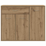 Aparador HKH en aglomerado de madera 88 x 30 x 70 cm - Roble Artesanal