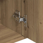 Aparador HKH en aglomerado de madera 88 x 30 x 70 cm - Roble Artesanal