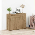Aparador HKH en aglomerado de madera 88 x 30 x 70 cm - Roble Artesanal