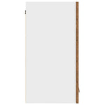 HKH Armário de Parede da Cozinha Lyon em Madeira Velha - 60x31x60 Cm