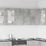 HKH Mueble Alto de Cocina de Hormigón - 60x31x60 Cm - Gris