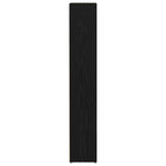HKH Armarios para CD 2 Piezas en Roble - 21x16x93,5 Cm - Negro