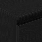 HKH Aparador em derivados de Madeira com 4 Gavetas 60 X 35 X 98,5 Cm - Carvalho Preto
