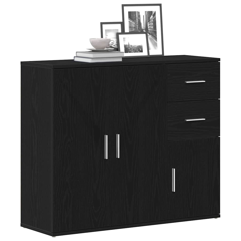 Aparador Clásico HKH en Madera de Ingeniería 91 X 29,5 X 75 Cm - Roble Negro