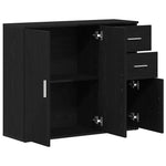Aparador Clásico HKH en Madera de Ingeniería 91 X 29,5 X 75 Cm - Roble Negro