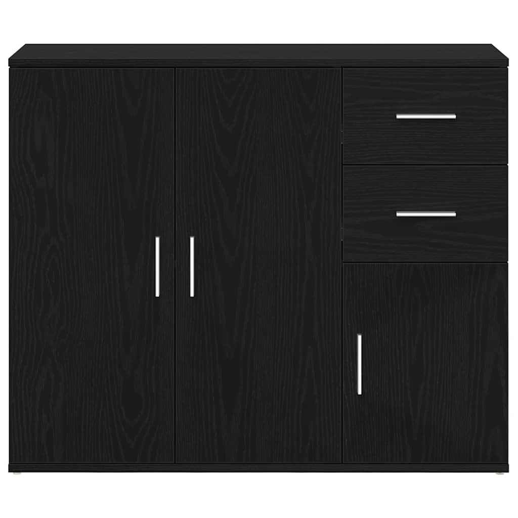 Aparador Clásico HKH en Madera de Ingeniería 91 X 29,5 X 75 Cm - Roble Negro