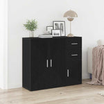 Aparador Clásico HKH en Madera de Ingeniería 91 X 29,5 X 75 Cm - Roble Negro