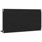 HKH Armário com Espelho de Casa de Banho em Carvalho - 90x11x45 Cm - Preto
