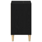 HKH Mueble de Lavabo en Roble - 80x33x60 cm - Negro
