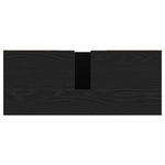HKH Mueble de Lavabo en Roble - 80x33x60 cm - Negro