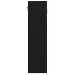 HKH Armário com Espelho de Casa de Banho em Carvalho - 60x16x60 Cm - Preto