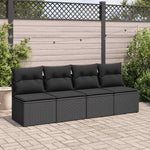 HKH 5 Pcs Conjunto de Jantar P/ Jardim C/ Almofadões Teca Maciça - Branco