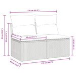 HKH 5 Pcs Conjunto de Jantar P/ Jardim C/ Almofadões Teca Maciça - Branco