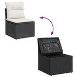 HKH 7 Pcs Conjunto de Jantar para Jardim Madeira de Teca Maciça - Marrom