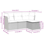 HKH 7 Pcs Conjunto de Jantar para Jardim Madeira de Teca Maciça - Marrom