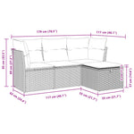 HKH 7 Pcs Conjunto de Jantar para Jardim Madeira de Teca Maciça - Marrom