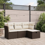 HKH 7 Pcs Conjunto de Jantar para Jardim Madeira de Teca Maciça - Marrom