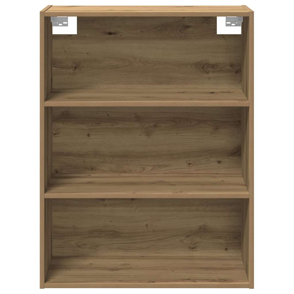 HKH Aparador alto de madera - 69,5 x 34 x 180 cm - Roble Artesanal