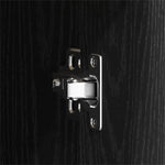 Aparador moderno HKH de madera procesada con 2 puertas - Roble negro