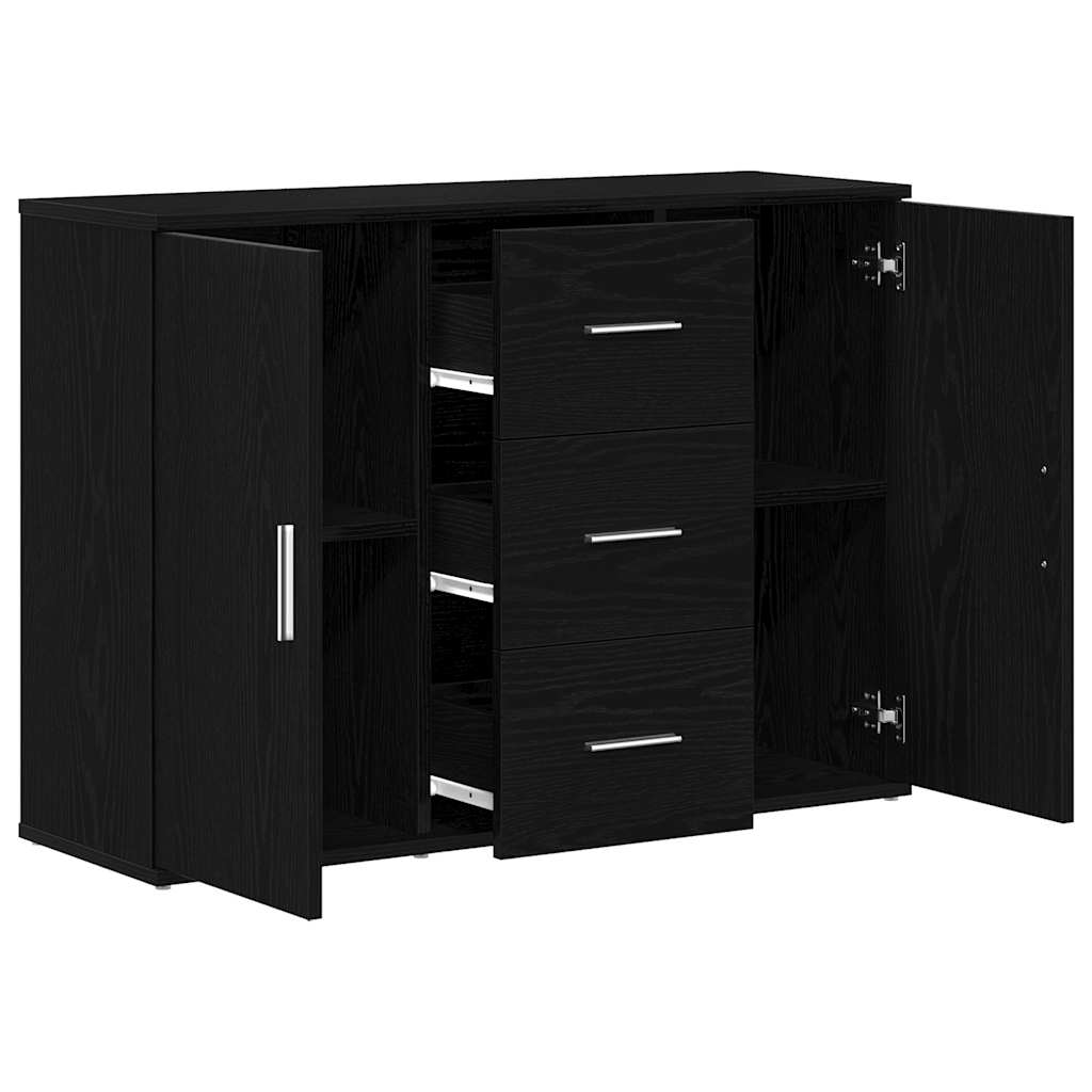 Aparador HKH en derivados de madera 91 x 29,5 x 65 cm - Roble Negro