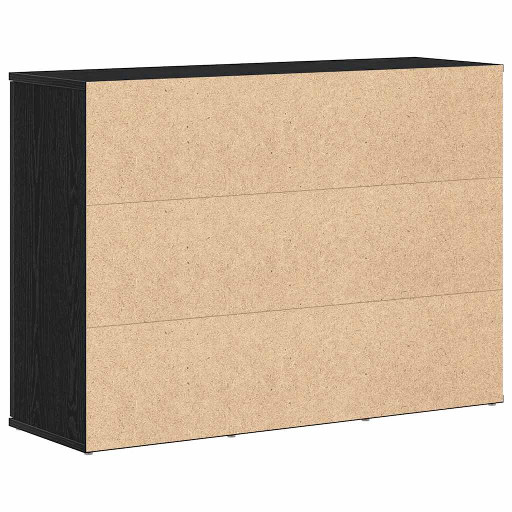 Aparador HKH en derivados de madera 91 x 29,5 x 65 cm - Roble Negro