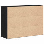 Aparador HKH en derivados de madera 91 x 29,5 x 65 cm - Roble Negro
