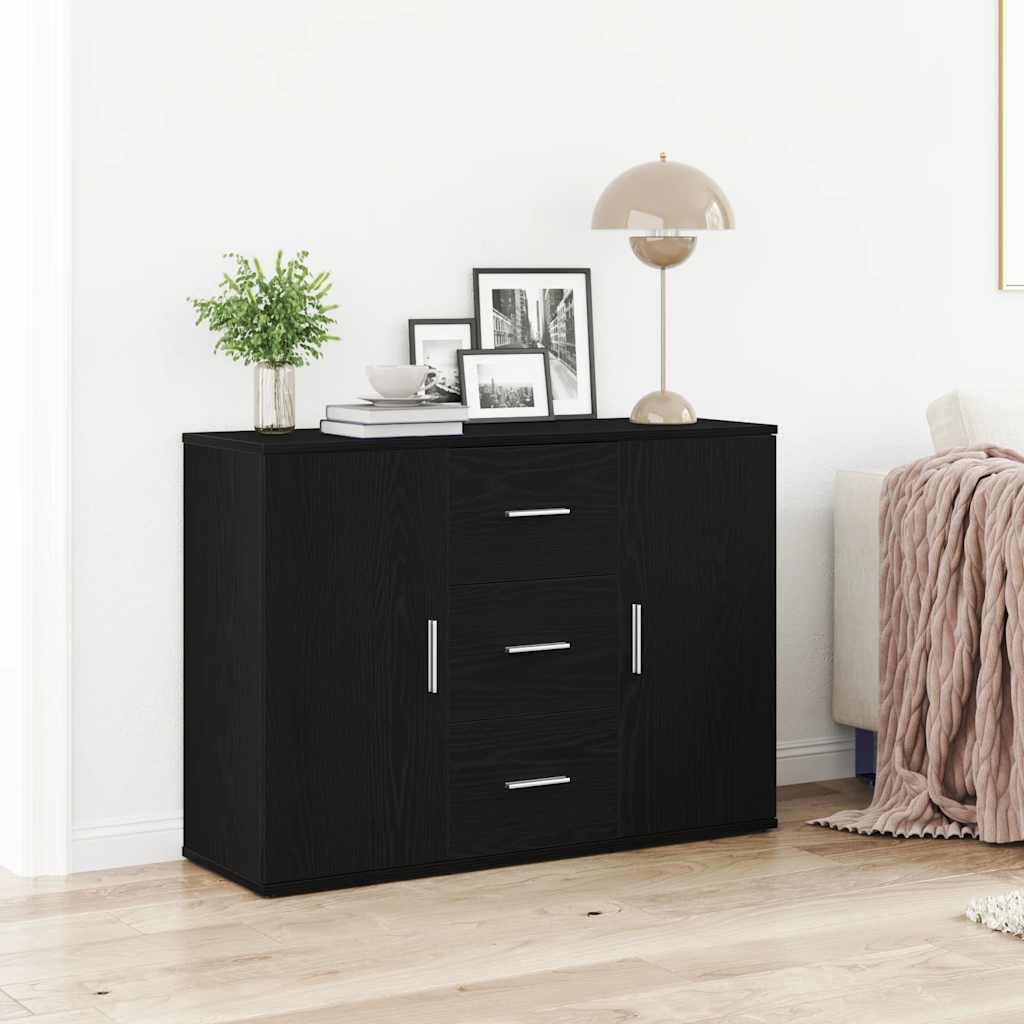 Aparador HKH en derivados de madera 91 x 29,5 x 65 cm - Roble Negro