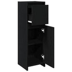 HKH Mueble de Baño con Cajón de Roble - Negro