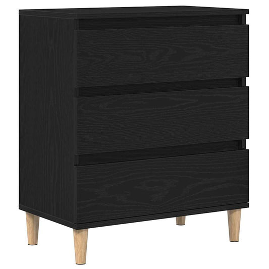HKH Aparador Moderno de Madera Procesada con Cajón - Roble Negro