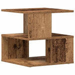 HKH Mesa Lateral Antigua de Madera Procesada